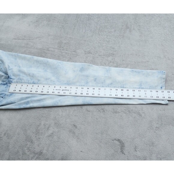 Chico's Platinum Jeans Women's 2 US 12 Blue High-Rise Ankle Denim Acid Wash - Picture 14 of 14